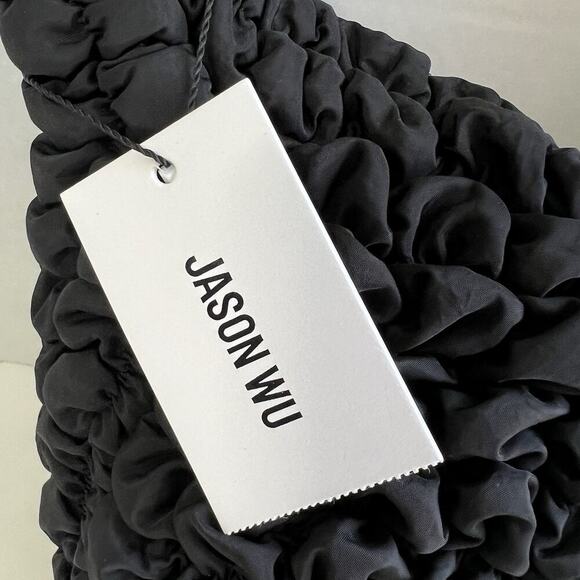 Jason Wu Fay Bubbles Puffy Shoulder Bag Black Quilted Small NEW - Picture 4 of 14